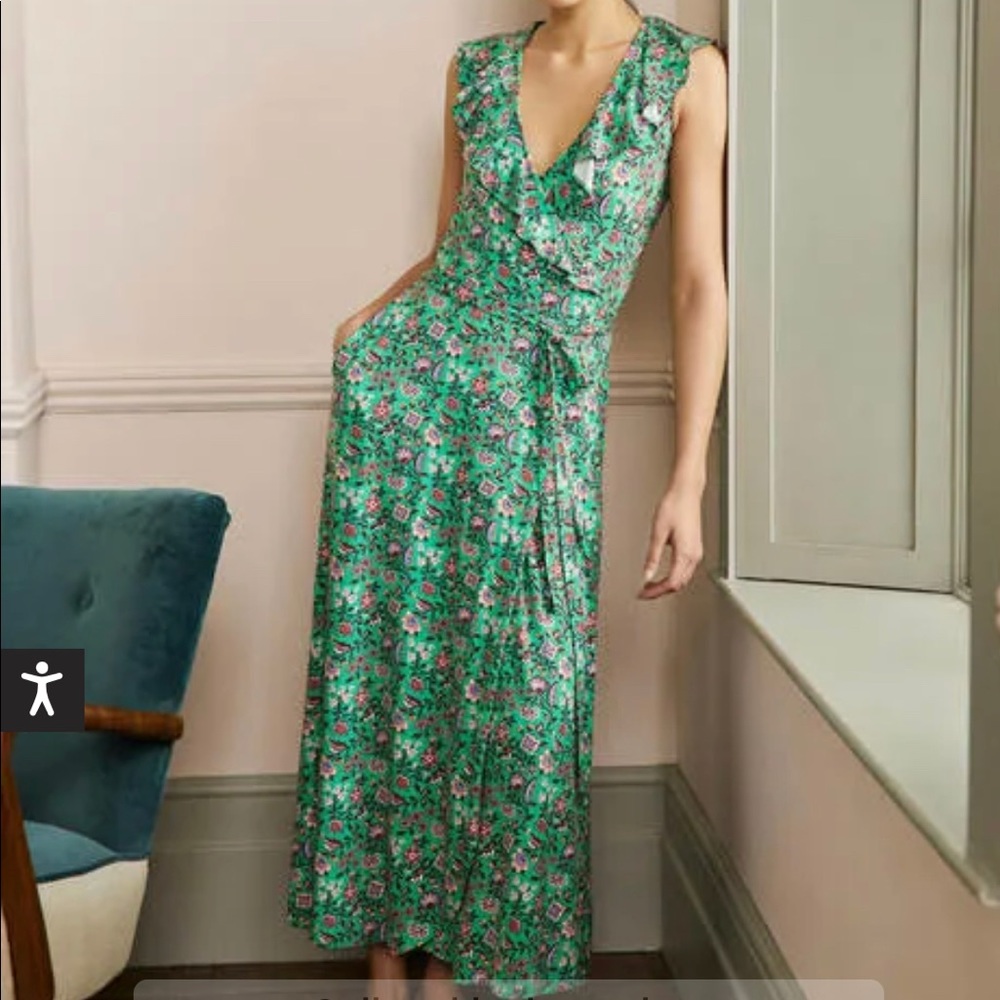 Boden Saskia Maxi Wrap Dress US size 6R
